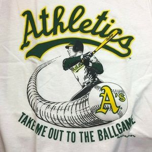 Vintage 1990 Deadstock Oakland Athletics T Shirt